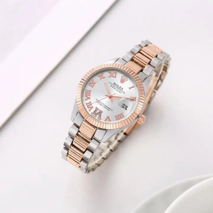 Role_x Oyster perpetual Date just 2Ton-Copper-White