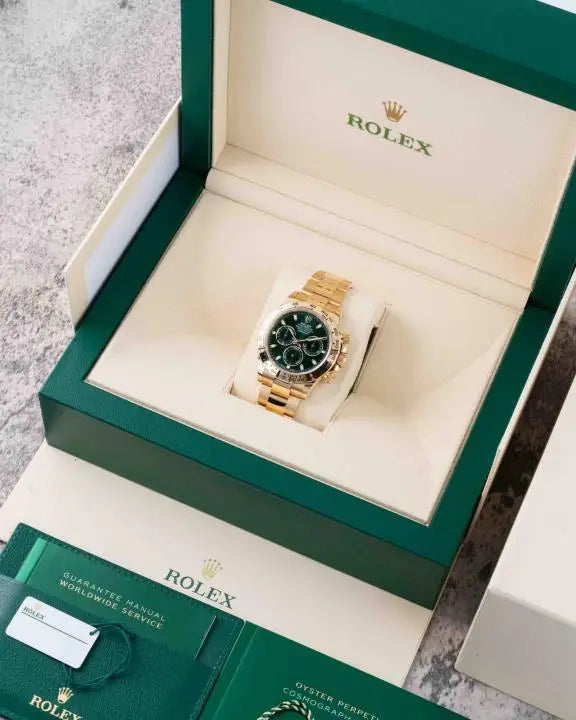 Role_x Oyster Perpetual Daytona Chosmograph Gold-Green automatic