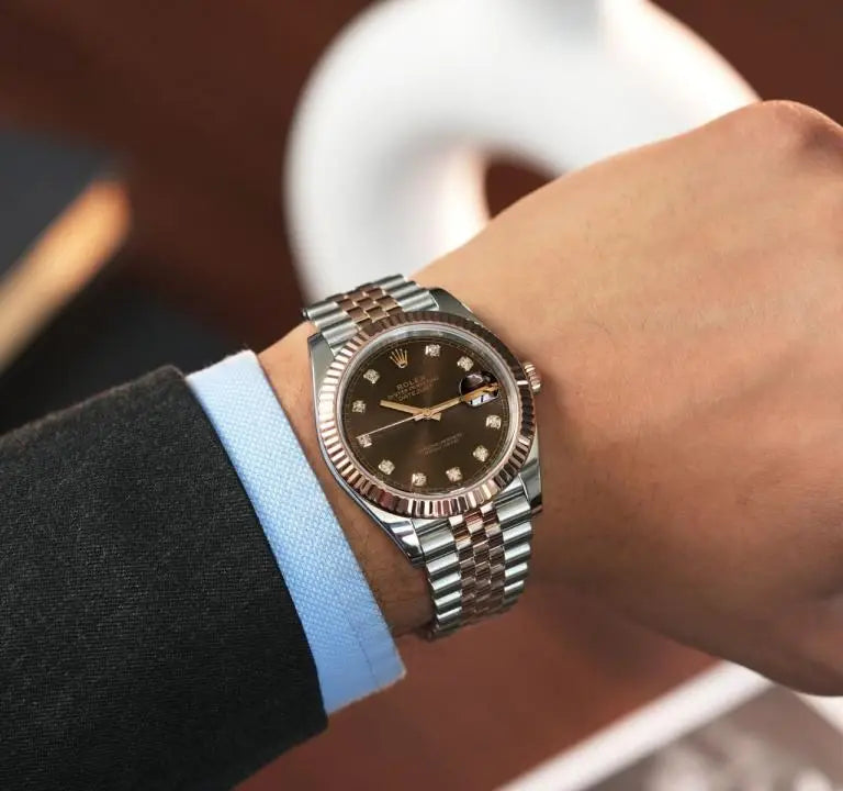 Role_x Oyster perpetual Date Just Automatic