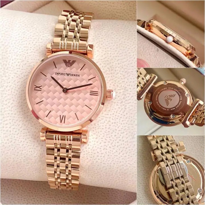 Emporio Arman_i Classic Copper-Pink-Checks