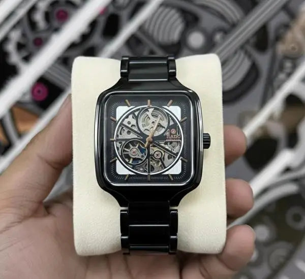 Rad_o True Square Automatic Open Heart Copper