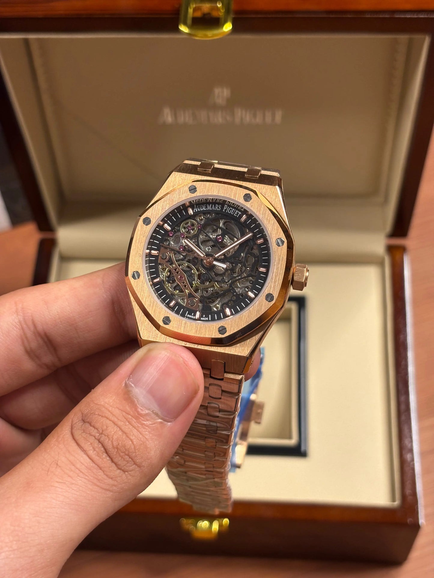 Audemars pigue_t Royal Oak Skeleton Automatic Copper Black
