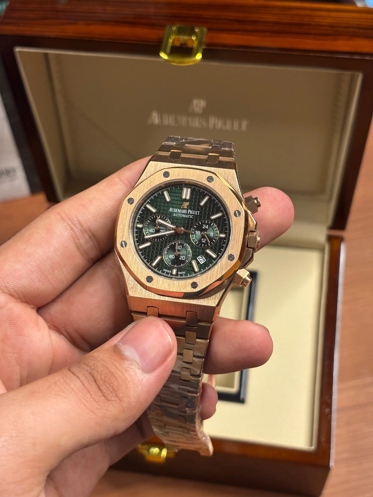 Audemars pigeu_t royal oak chronograph Green