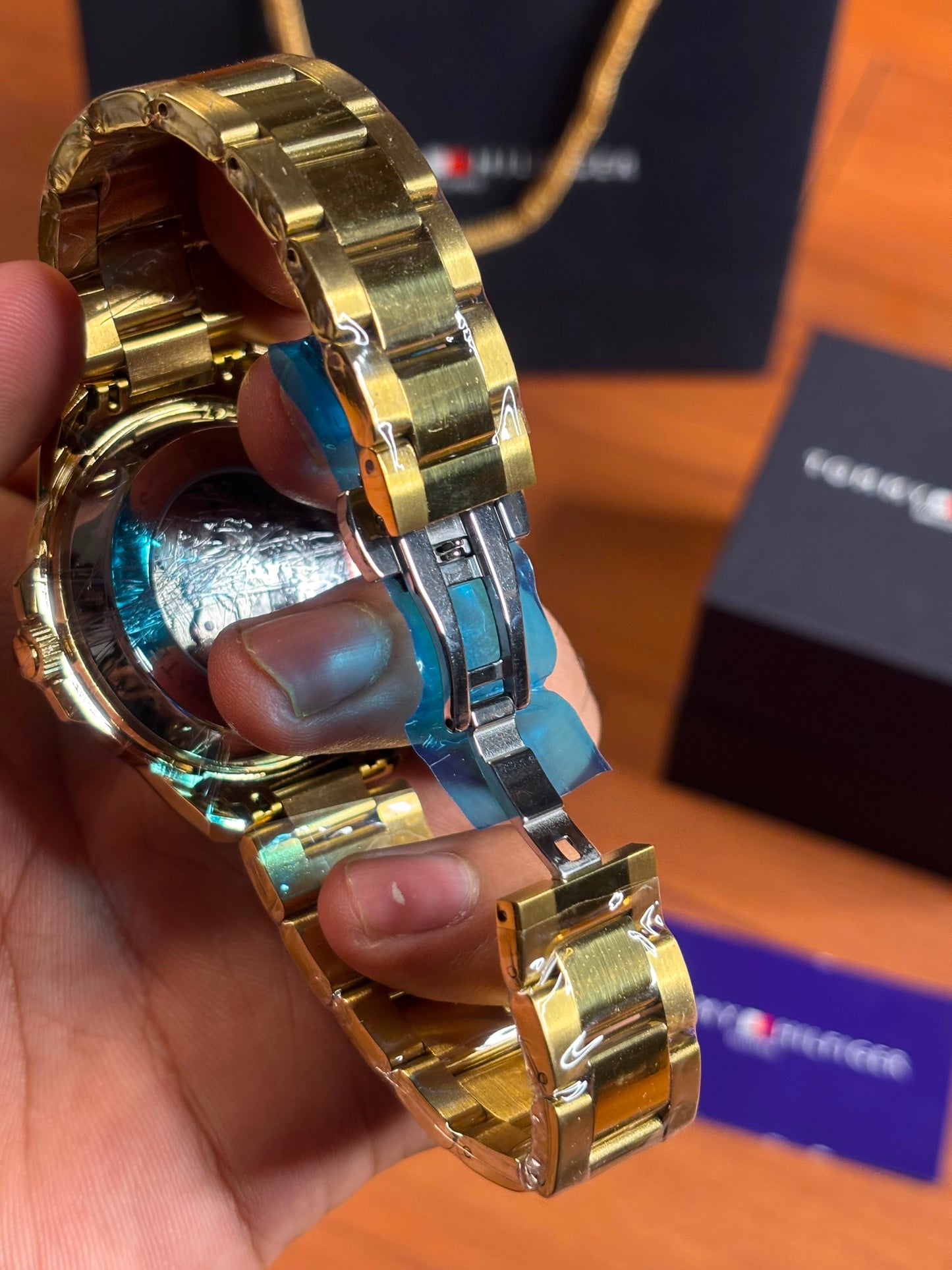 Tommy Hilfiger skeleton automatic