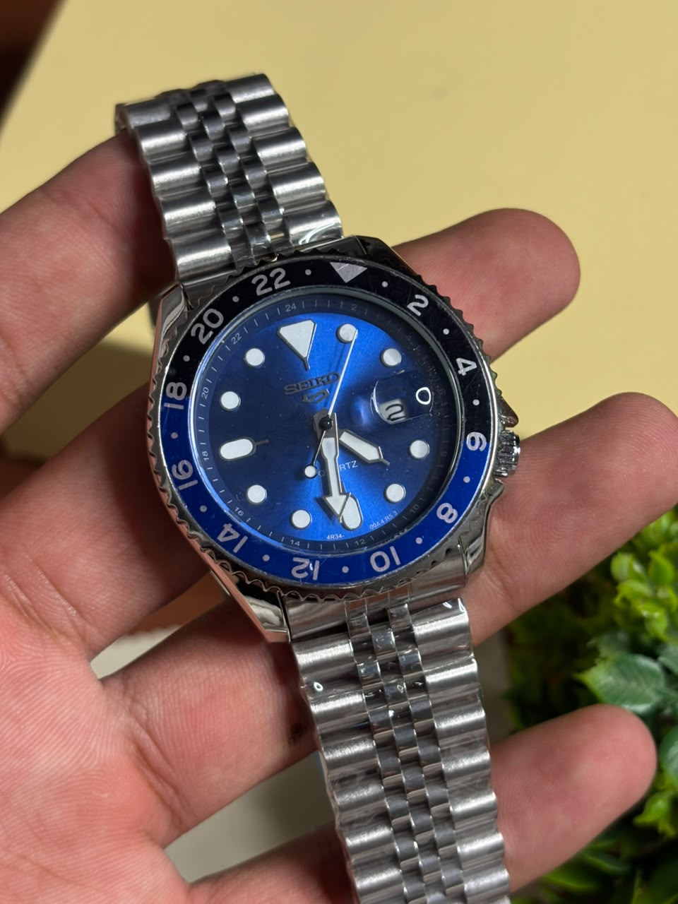 Seiko Gmt Master blue