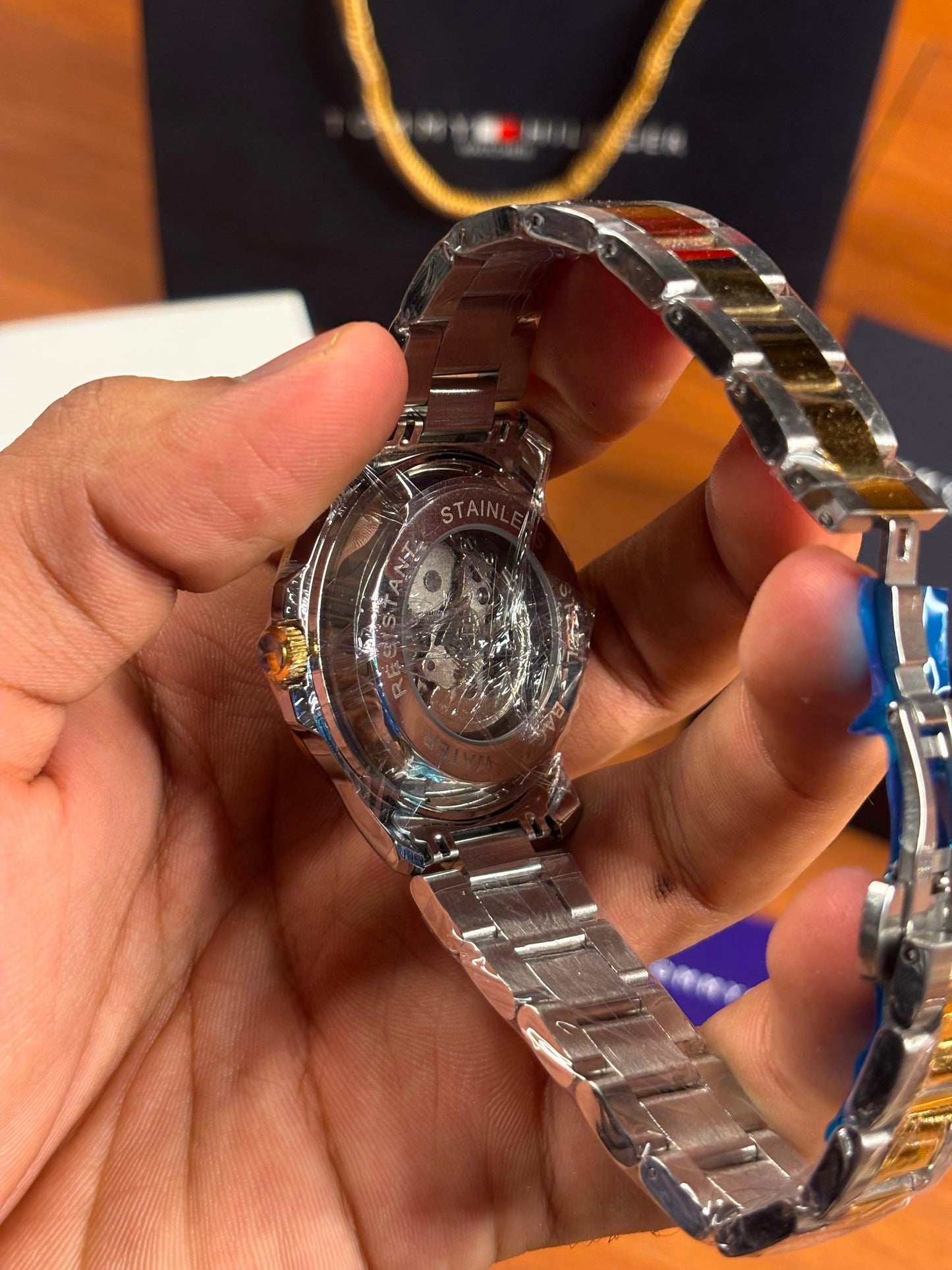 Tommy Hilfiger skeleton automatic