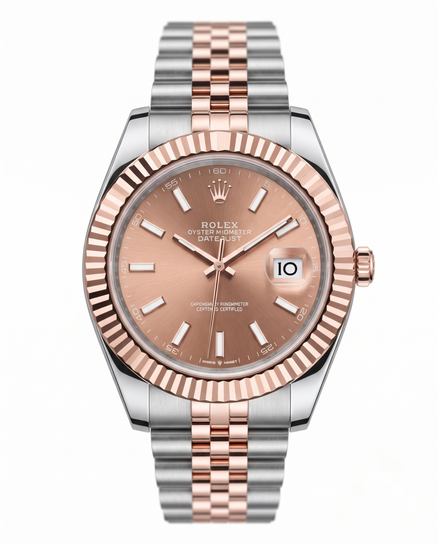 Rolee_x Oyster Perpetual Date Just Two Tone Copper Dial