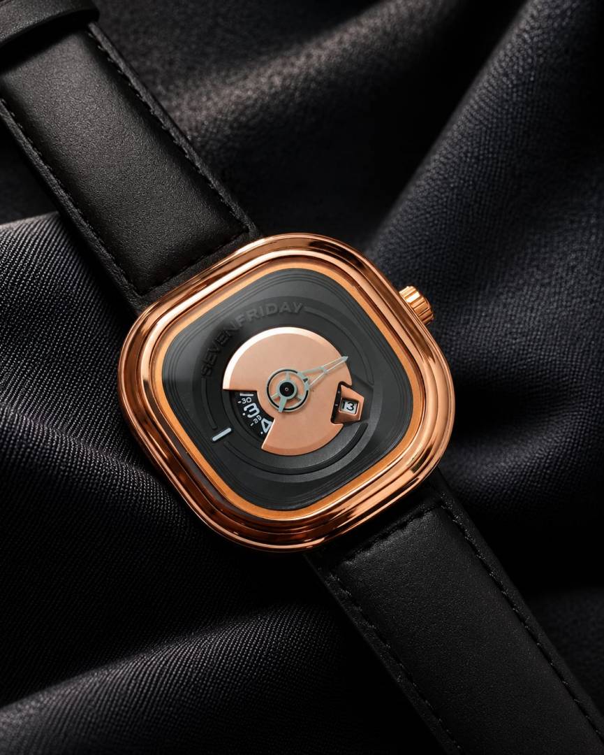 Seve_n Frida_y PE201 Black Copper Black Dial