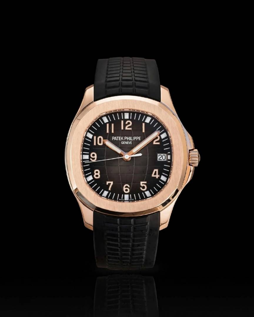 Pate_ek Philip_pe Aquanaut 5167R-001 Bettry black copper black