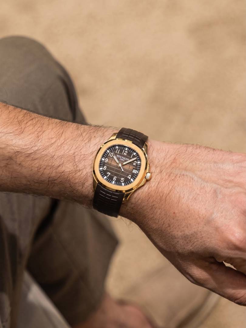 Pate_ek Philip_pe Aquanaut 5167R-001 Bettry brown copper brown