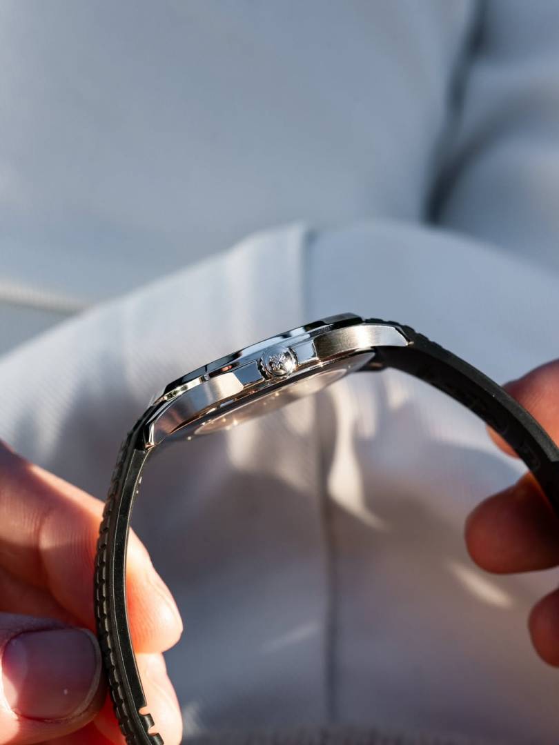 Pate_ek Philip_pe Aquanaut 5167R-001 Bettry black silver Black