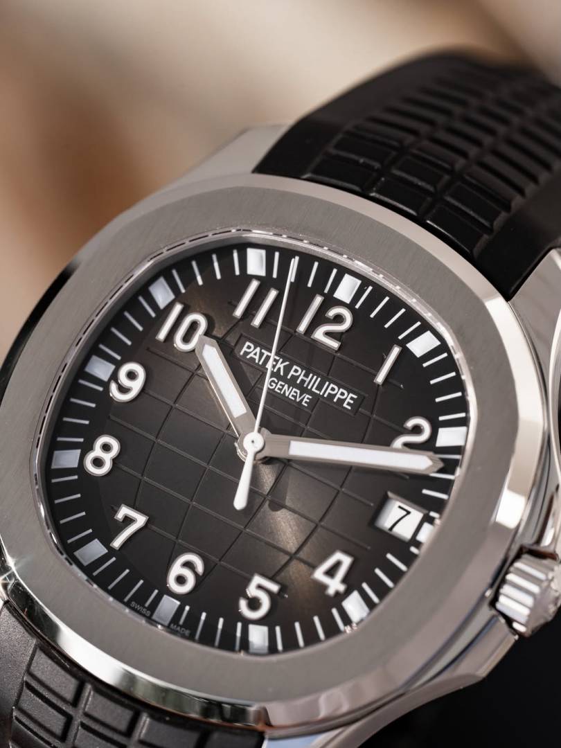 Pate_ek Philip_pe Aquanaut 5167R-001 Bettry black silver Black