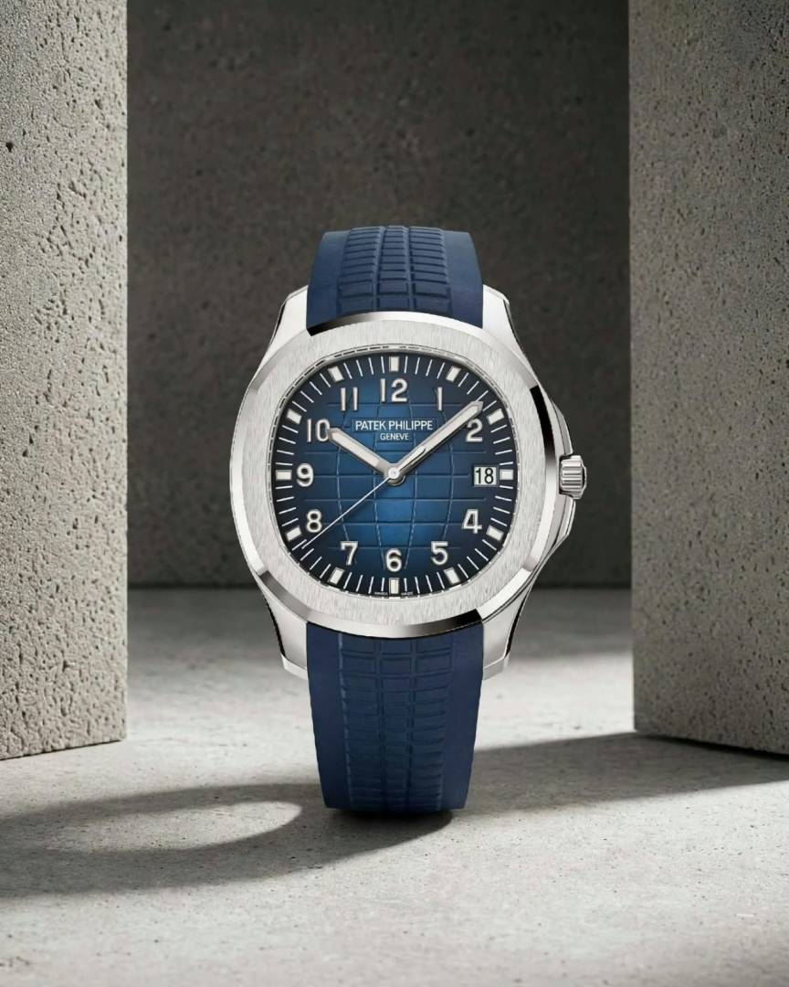 Pate_ek Philip_pe Aquanaut 5167R-001Bettry blue silver blue