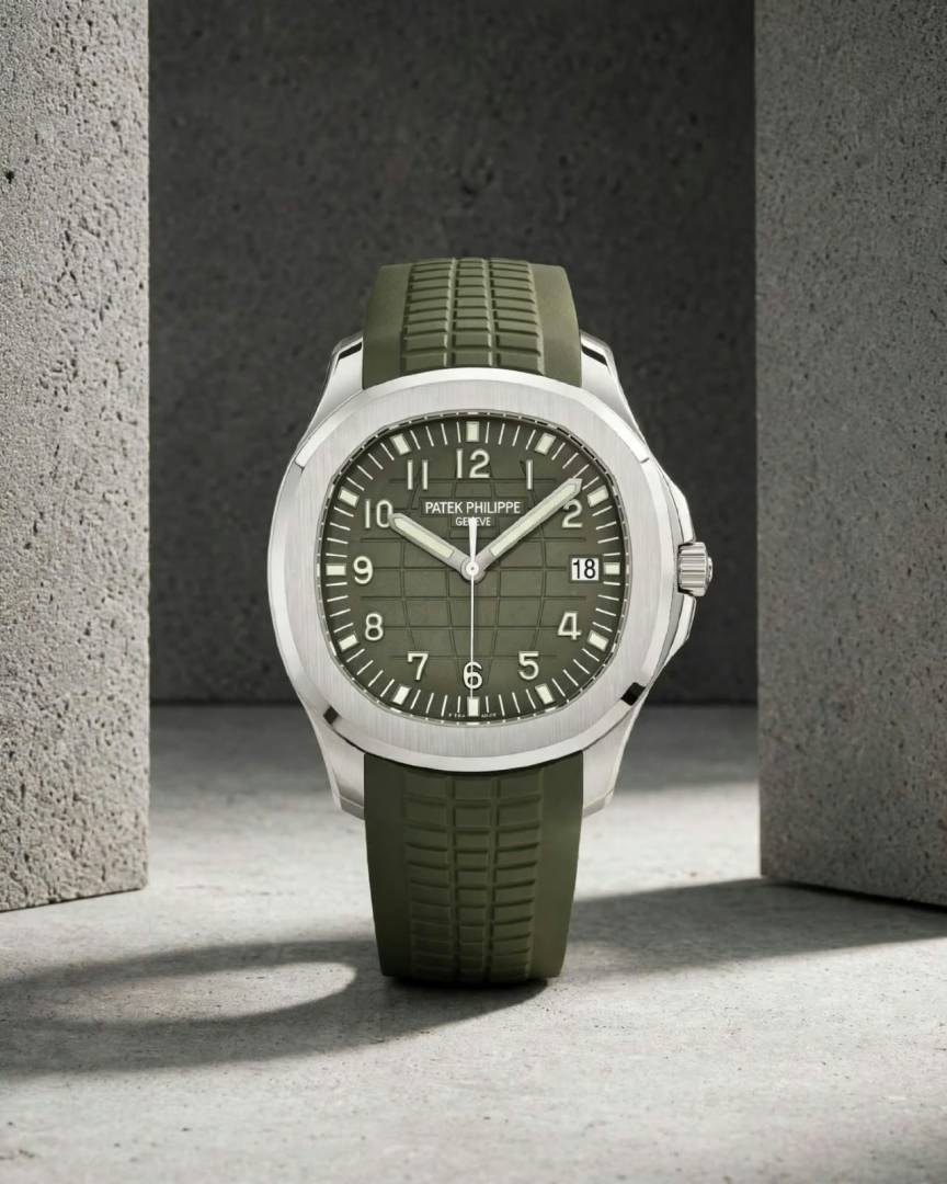 Pate_ek Philip_pe Aquanaut 5167R-001 Bettry Green silver Green