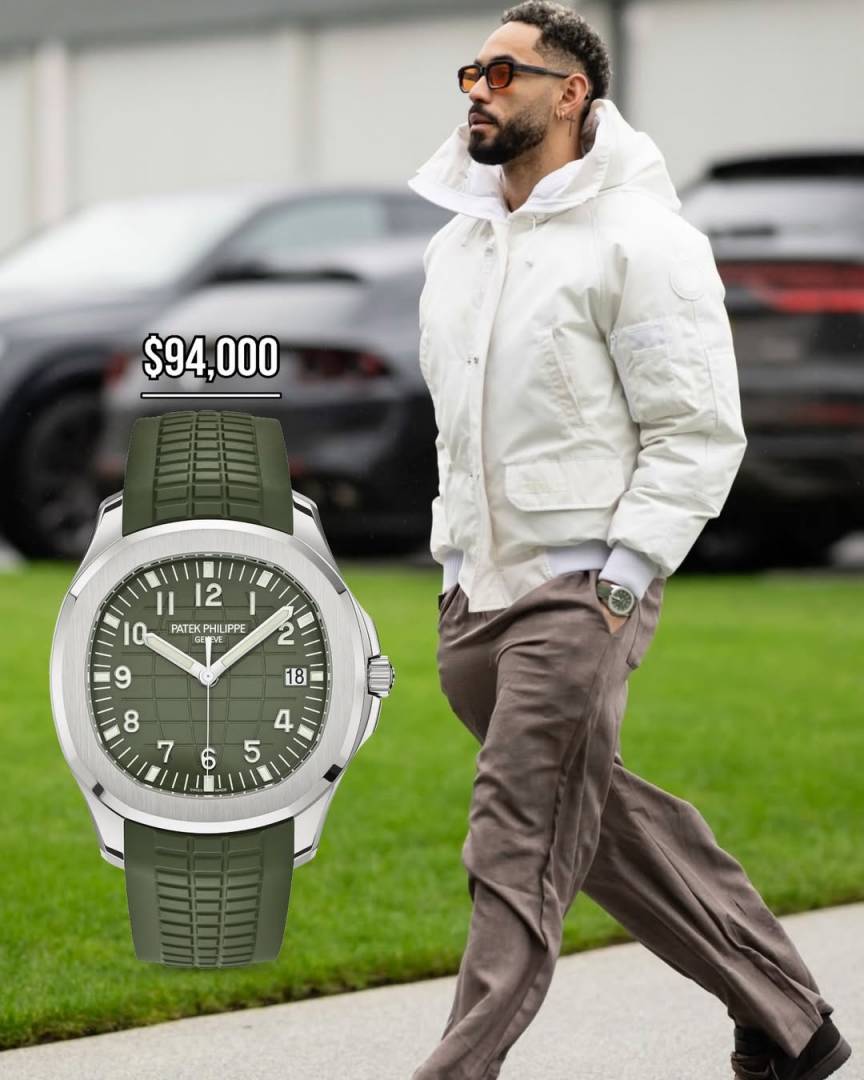 Pate_ek Philip_pe Aquanaut 5167R-001 Bettry Green silver Green