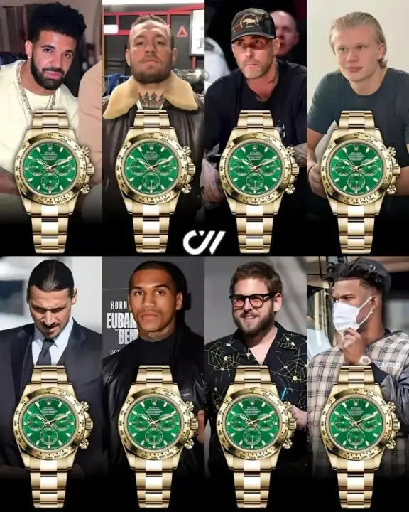 Role_x Oyster Perpetual Daytona Chosmograph Gold-Green automatic