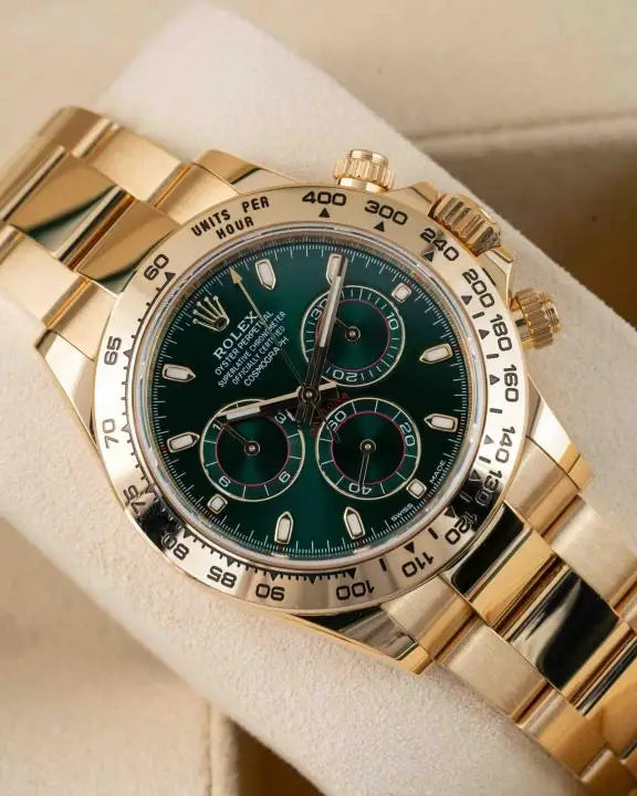 Role_x Oyster Perpetual Daytona Chosmograph Gold-Green automatic