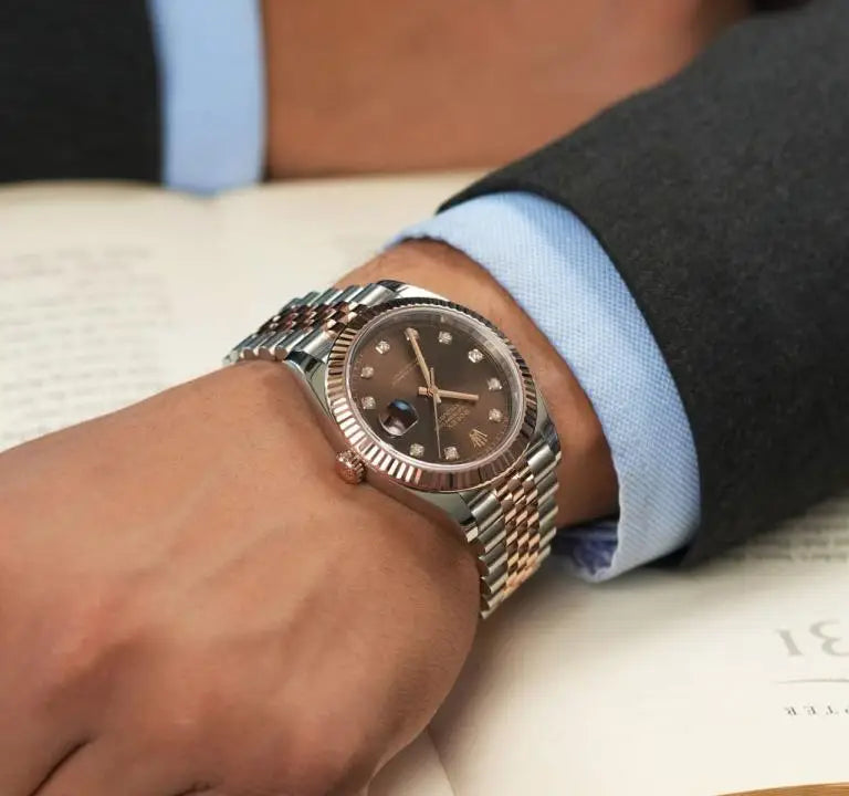 Role_x Oyster perpetual Date Just Automatic