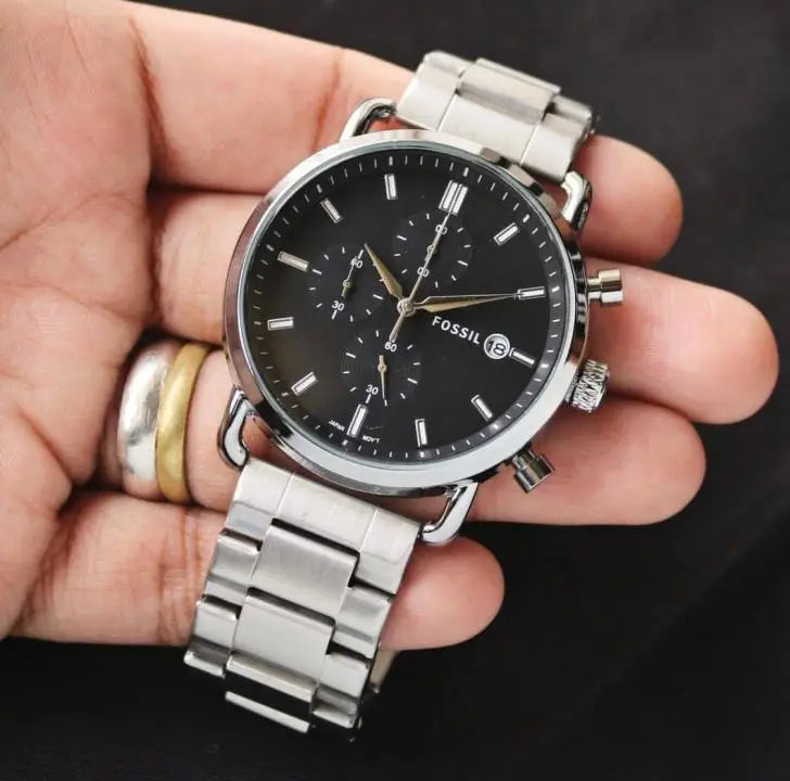 Fossi_l commuter Good Quality Silver Black