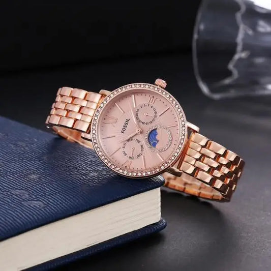 Fossi_l Es3121 Jacqueline Sun Moon Copper-pink