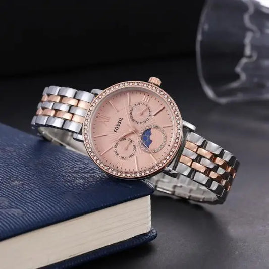 Fossi_l Es3121 Jacqueline Sun Moon Two-Tone-Copper