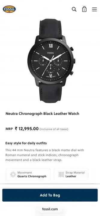 Fossi_l Neutro Chronograph