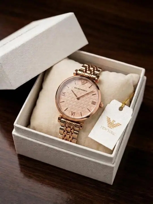 Emporio Arman_i Classic Copper-Pink-Checks