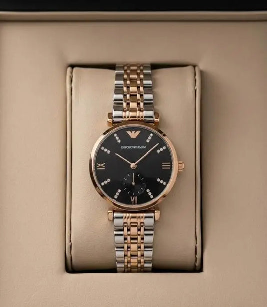 Emporio Arman_i Classic 2Ton-Copper-Black