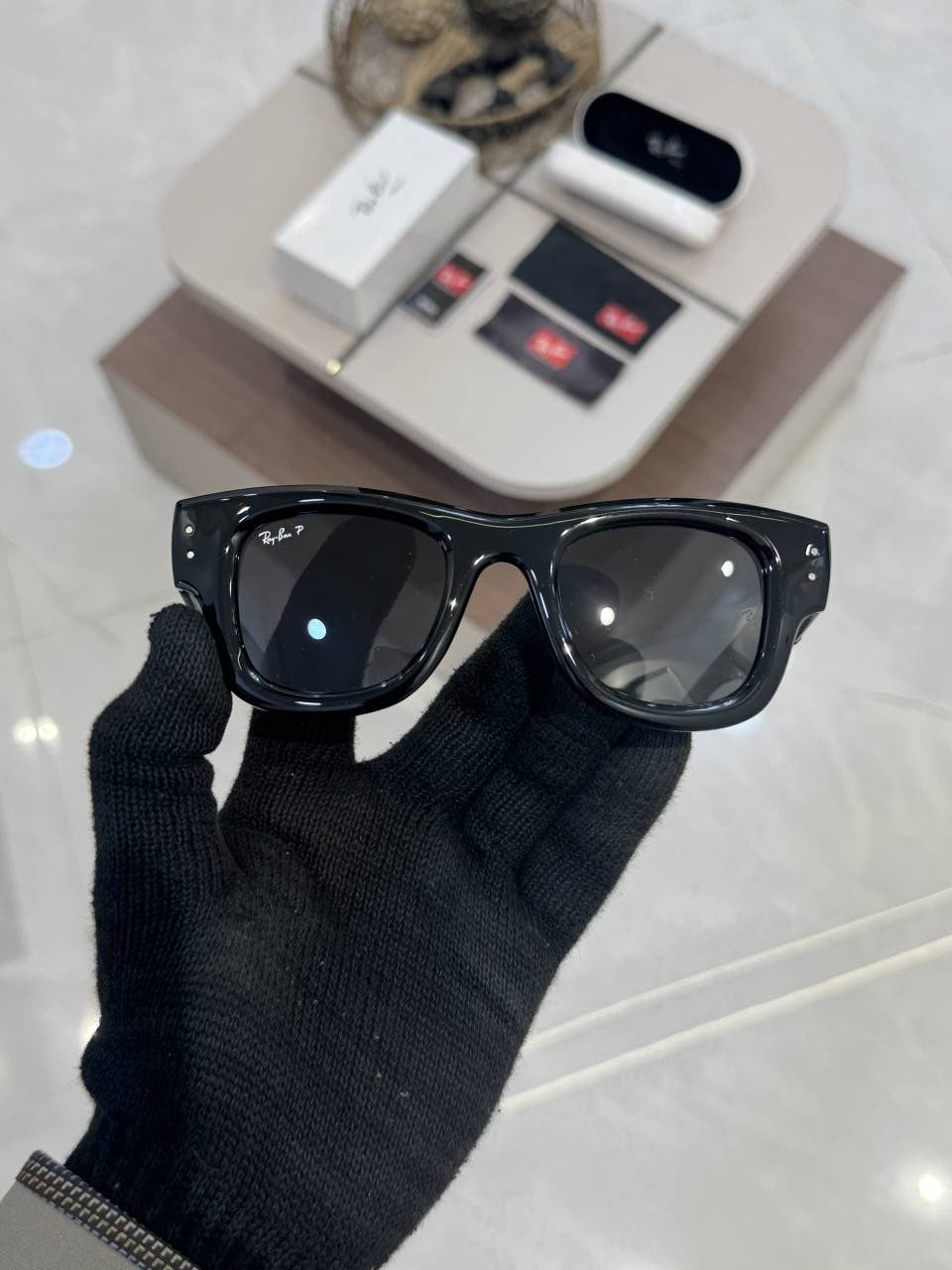 Rayban_4940_shine_black_puffer_diamond_Edition