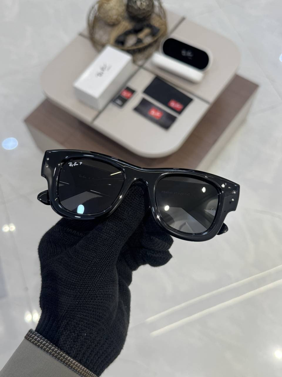 Rayban_4940_shine_black_puffer_diamond_Edition