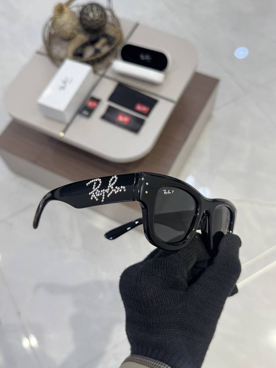 Rayban_4940_shine_black_puffer_diamond_Edition