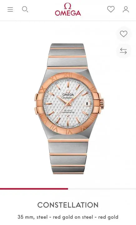 Omeg_a Constellation Co-Axial Chronometer Mens