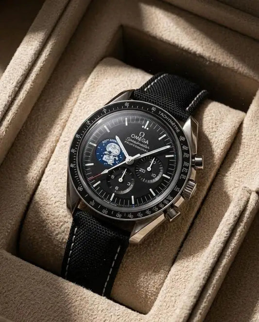Omeg_a Speedmaster Black Snoopy