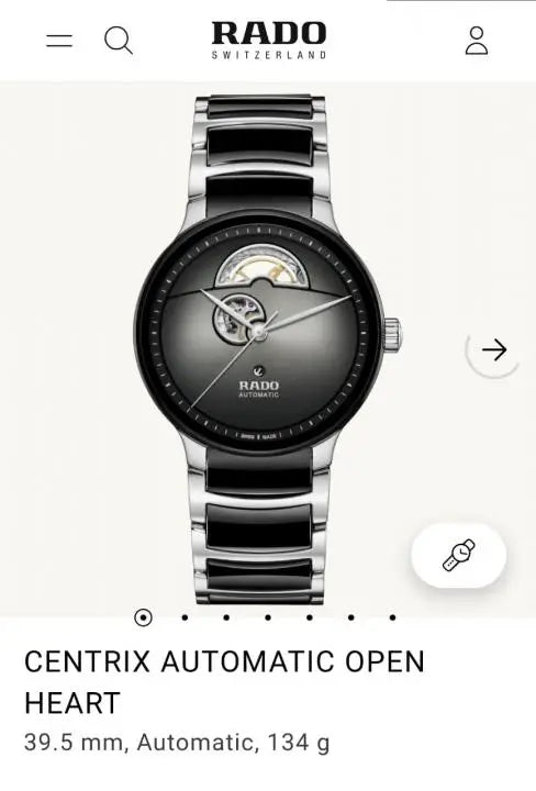 Rad_o Centrix Automatic Open Heart Japan Brown