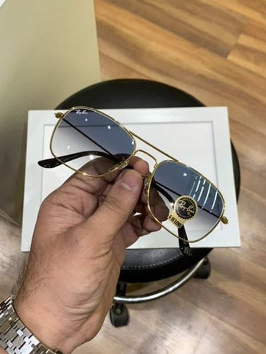 rayban 3136 gold blue
