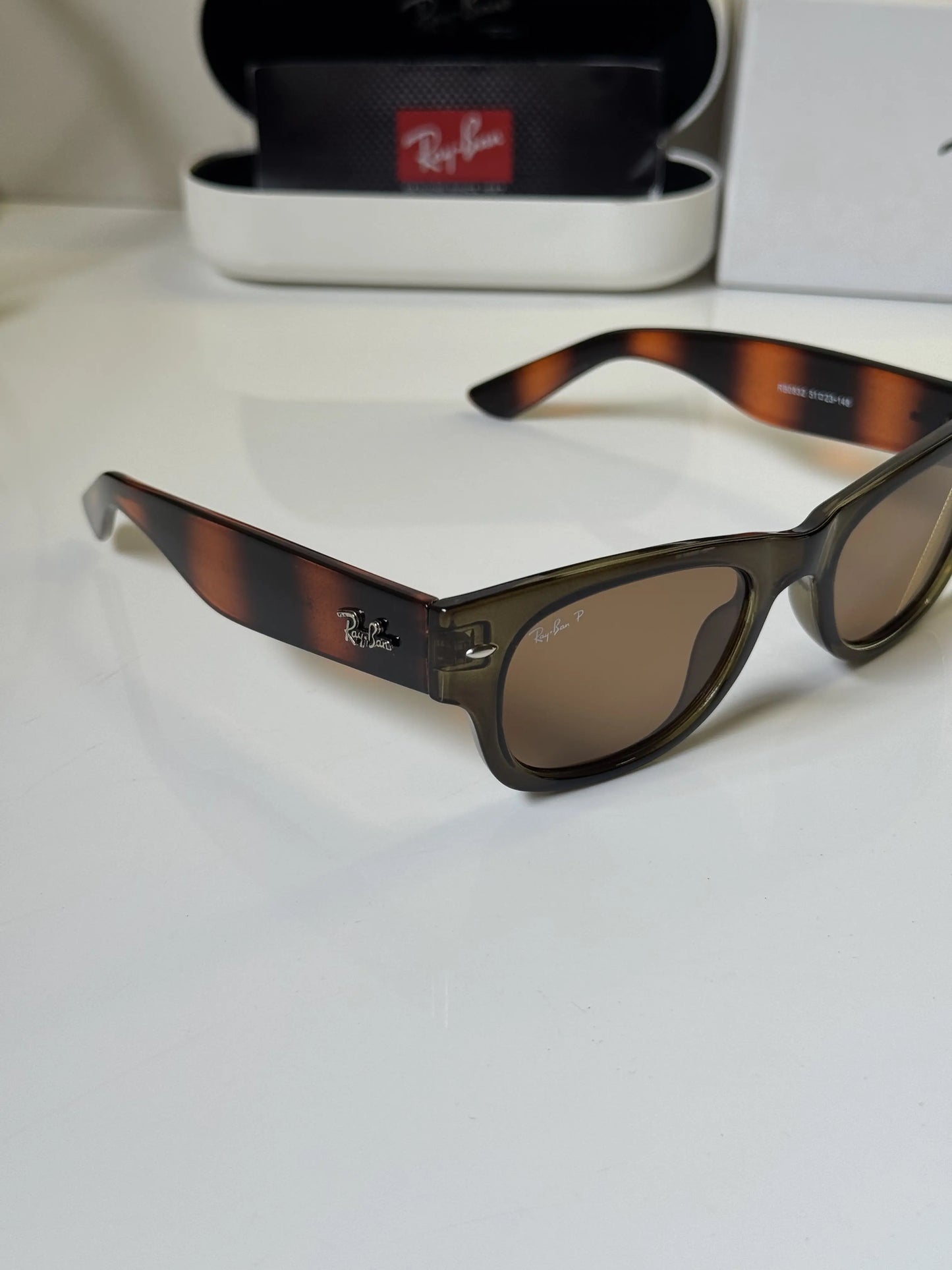 Rayban_832_Olive_Brown