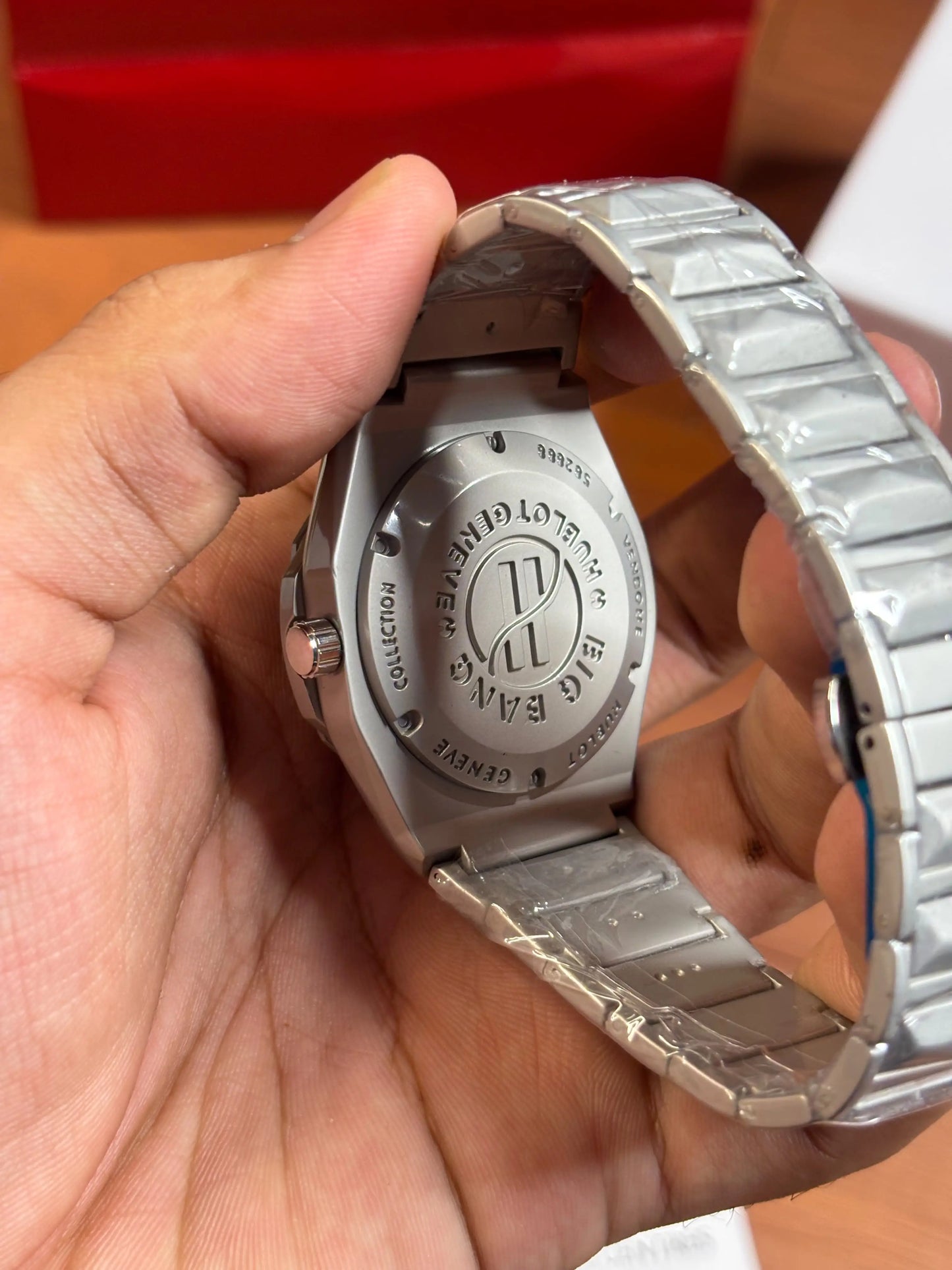 Hublo_t BigBang Tourbillion Silver-Green