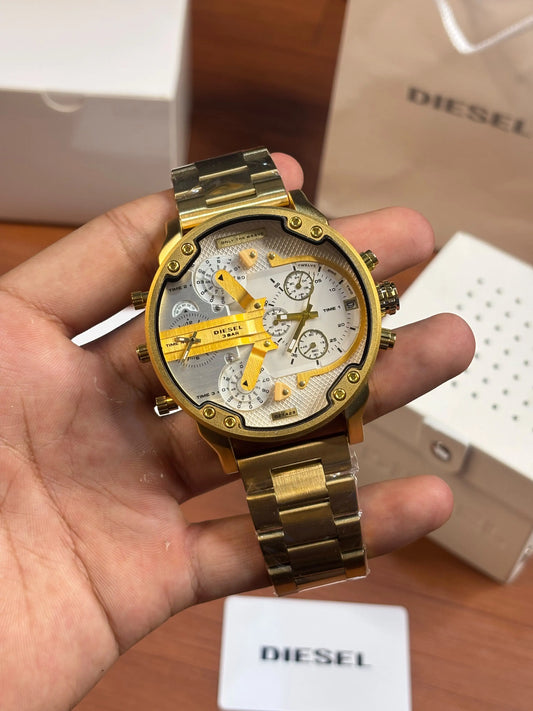 Diese_l 3 Bar Big Dady Heavy Quality Gold-White
