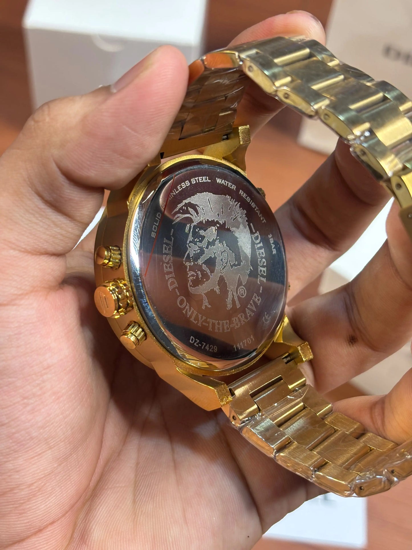 Diese_l 3 Bar Big Dady Heavy Quality Gold-White
