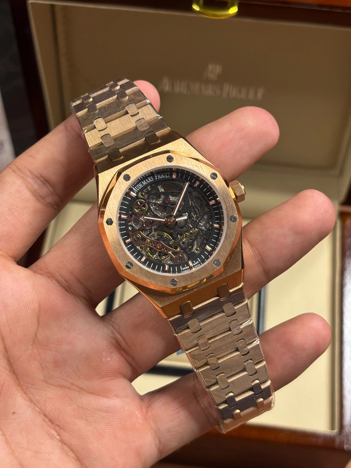 Audemars pigue_t Royal Oak Skeleton Automatic Copper Black