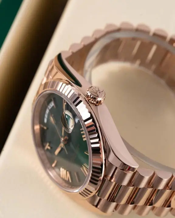 Role_x Oyster Perpetual Day Date 40 Battery Copper-Green