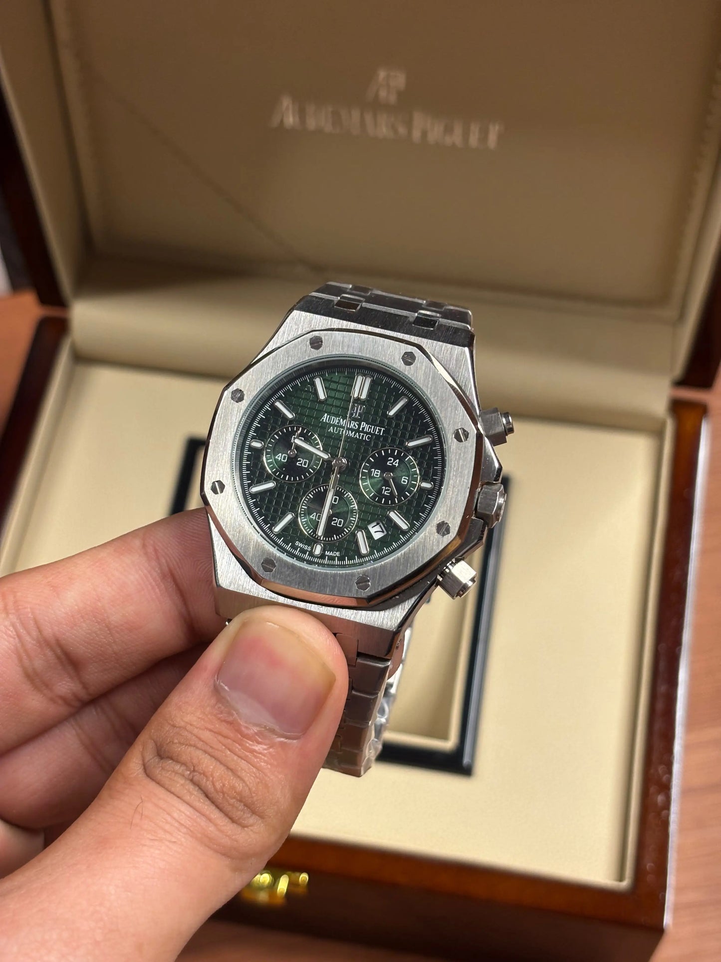 Audemars pigue_t Royal Oak Chronograph Green