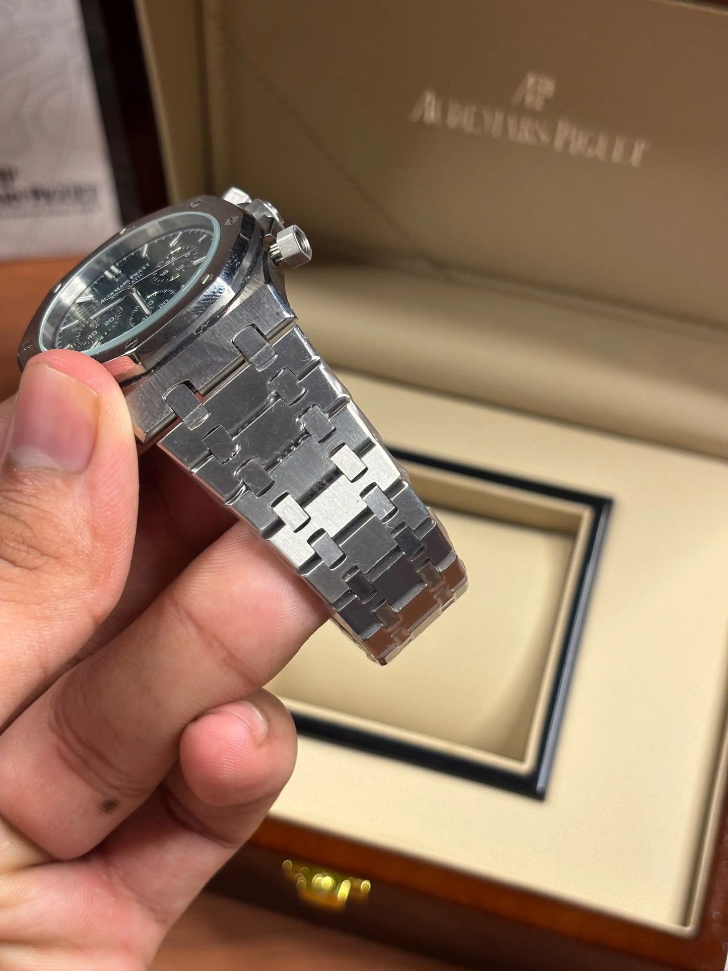 Audemars pigue_t Royal Oak Chronograph Green