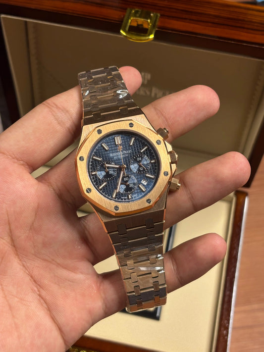 Audemars pigeu_t royal oak chronograph Blue