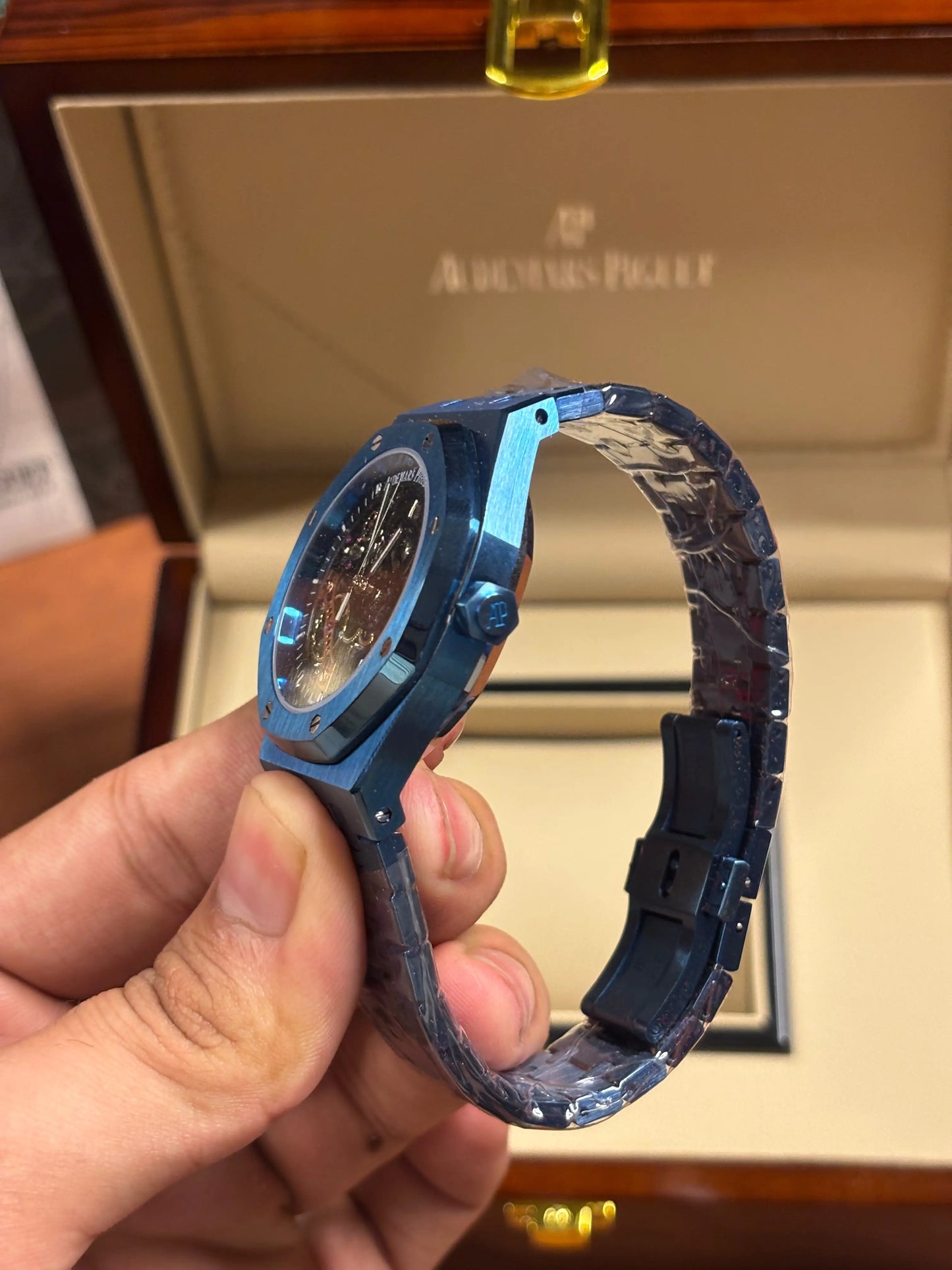 Audemars pigue_t Royal Oak Skeleton Automatic Blue
