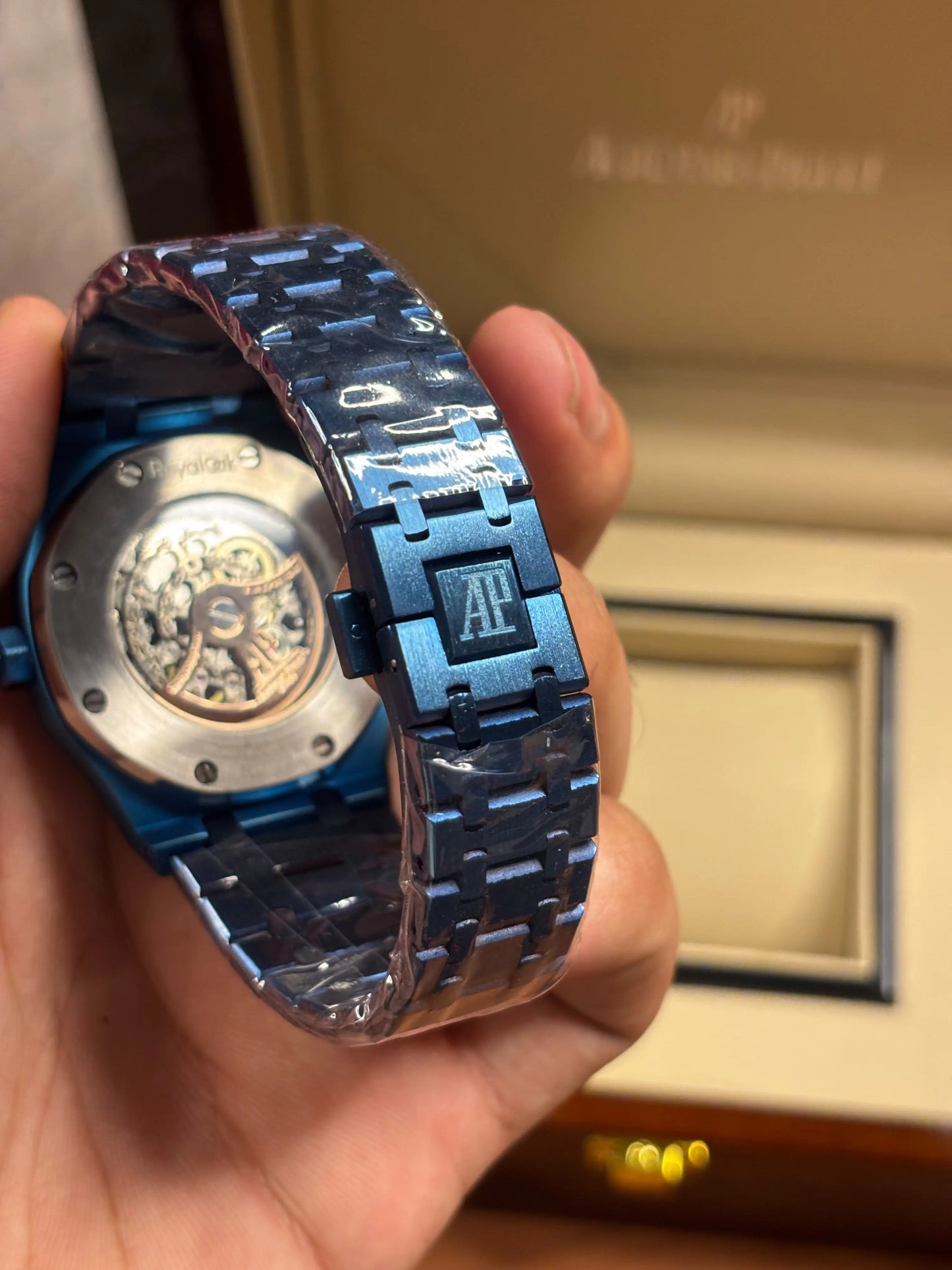 Audemars pigue_t Royal Oak Skeleton Automatic Blue