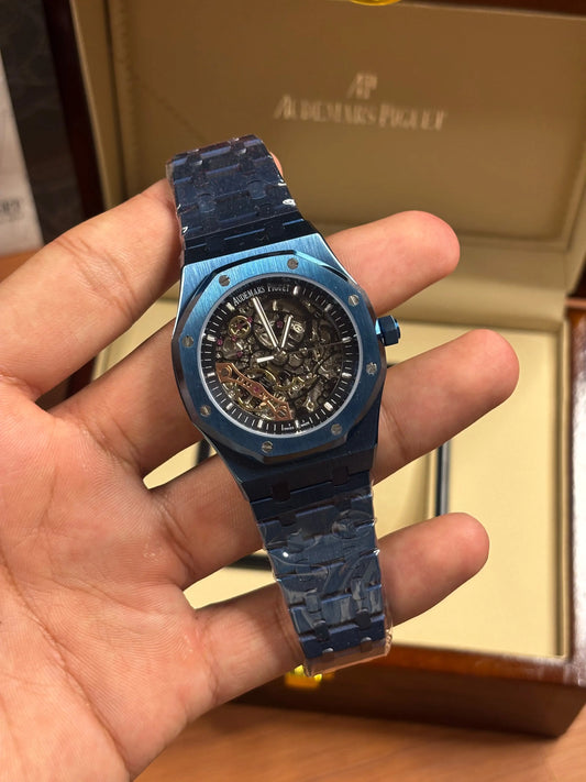 Audemars pigue_t Royal Oak Skeleton Automatic Blue
