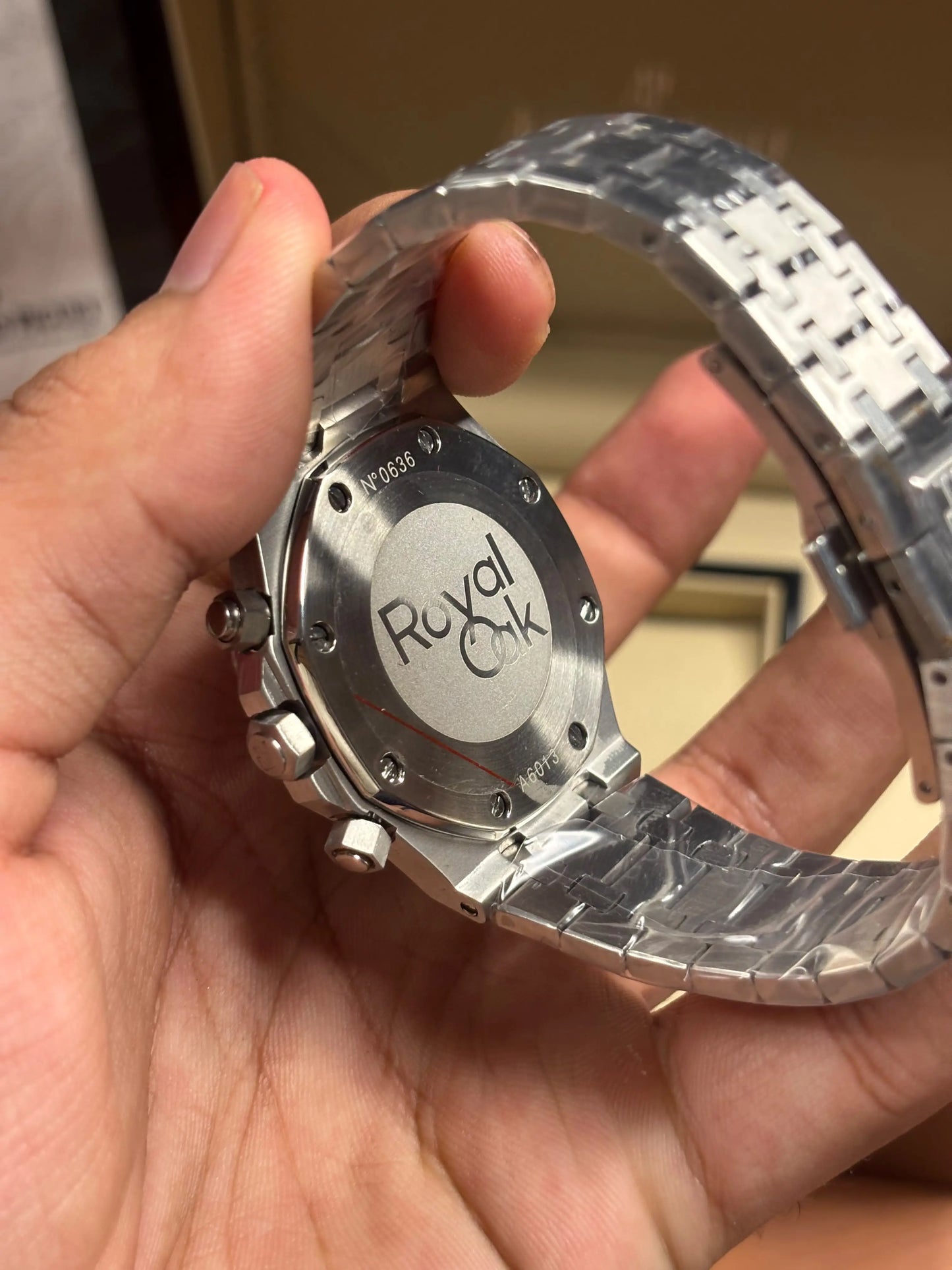 Audemars pigue_tRoyal Oak Chronograph Blue