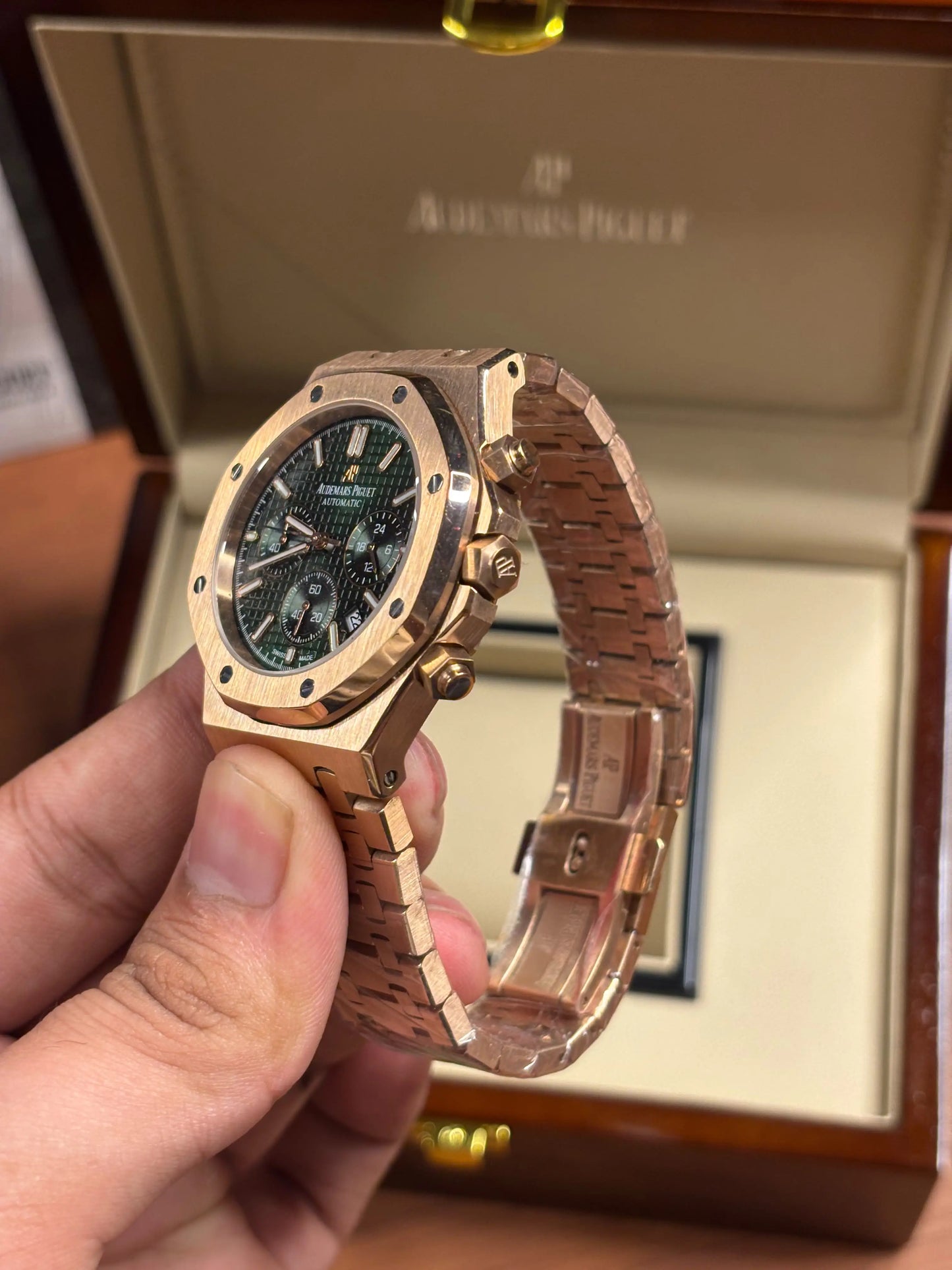 Audemars pigeu_t royal oak chronograph Green