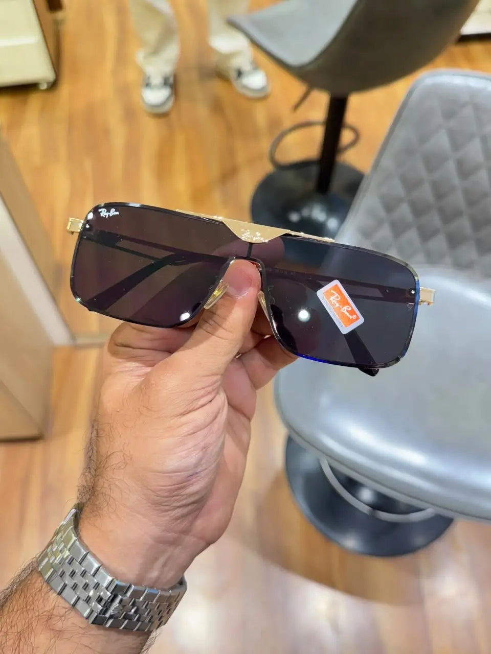 Copy Rayban 24026 gold black